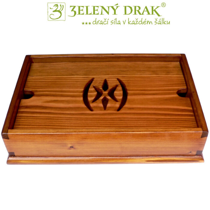 ČAJOVÉ MOŘE DŘEVĚNÉ 30X20X6,5 CM - Obrázek 1
