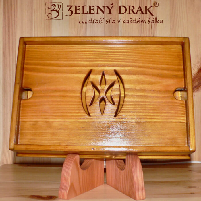 ČAJOVÉ MOŘE DŘEVĚNÉ 30X20X6,5 CM - Obrázek 2