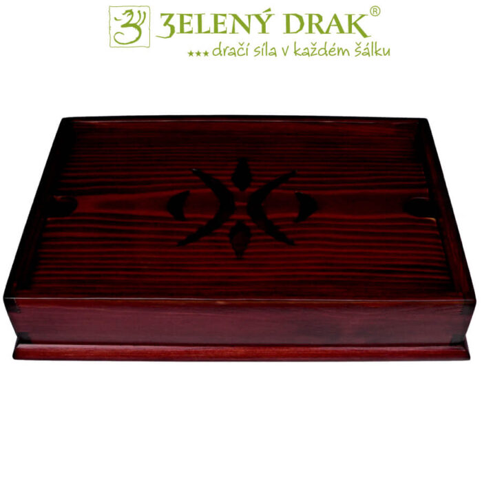 ČAJOVÉ MOŘE DŘEVĚNÉ TŘEŠEŇ 30X20X6 CM - Obrázek 1