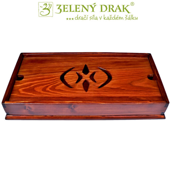 ČAJOVÉ MOŘE DŘEVĚNÉ 40X20X6 CM - Obrázek 1