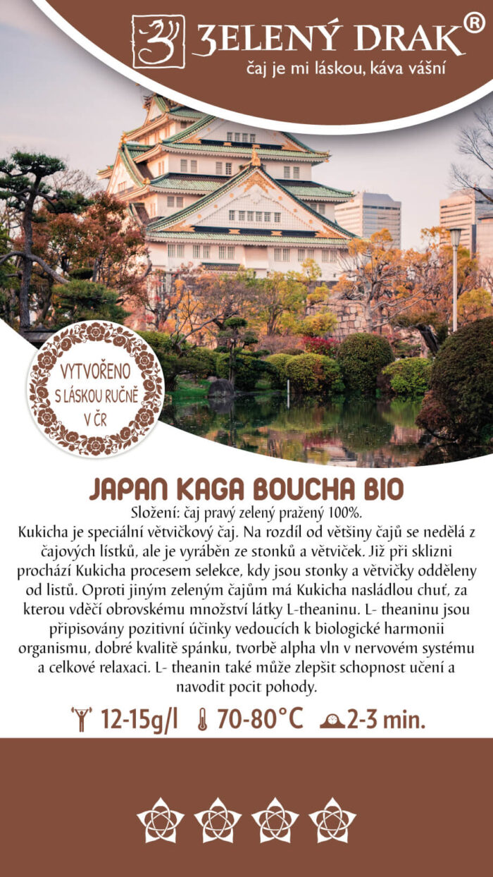 JAPAN KAGA BOUCHA BIO • pražená Kukicha - Obrázek 2